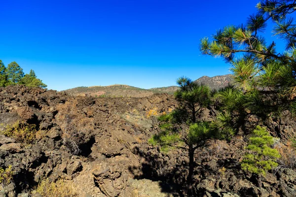 Volcan du cratère du coucher du soleil — Photo