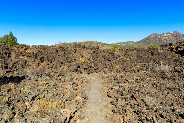 Volcan du cratère du coucher du soleil — Photo