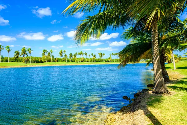 Lapangan golf yang indah — Stok Foto