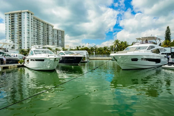 Miami internasjonale båtmesse – stockfoto