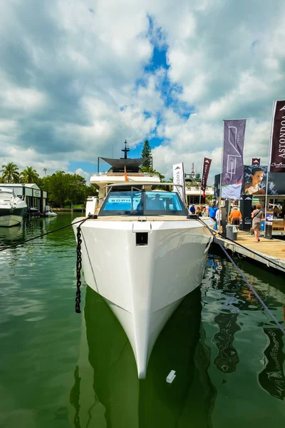 Miami internationella båtmässan — Stockfoto