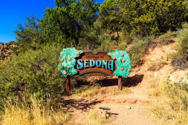 Sedona hoş geldiniz işareti