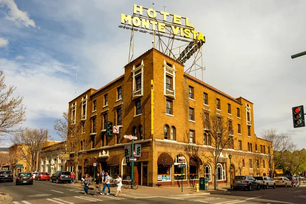 Downtown Flagstaff stadsbilden — Stockfoto