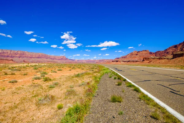 Arizona autostrady pustyni — Zdjęcie stockowe