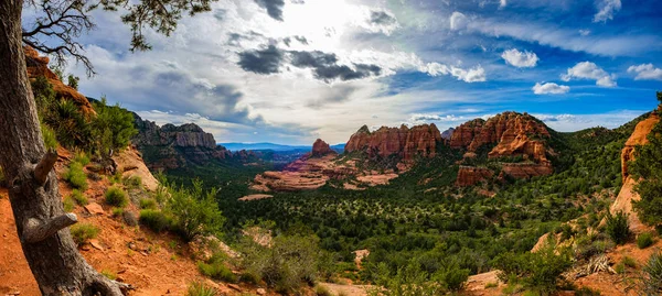 Красива Панорама Sedona — стокове фото