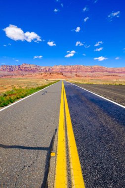 Arizona desert highway clipart