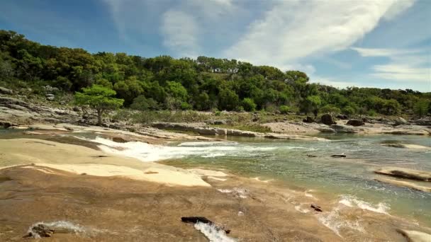 Pedernales водоспад Техас — стокове відео