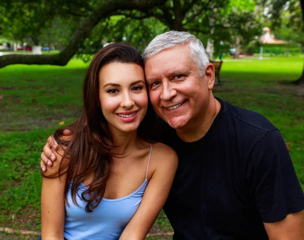 Far och dotter — Stockfoto