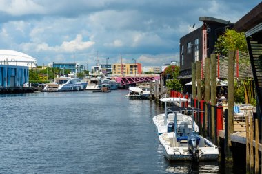 Miami River Cityscape