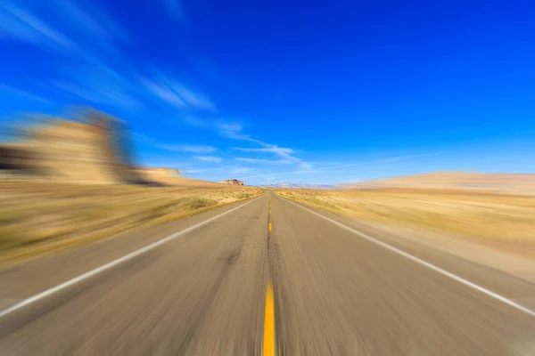 Arizona woestijn snelweg — Stockfoto