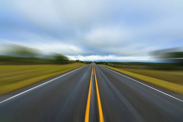 Zweispurige Autobahn — Stockfoto