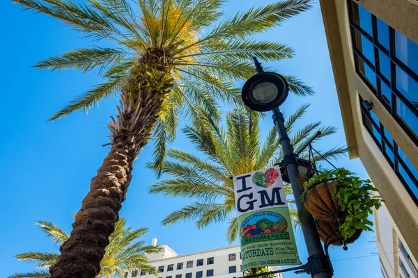 Paesaggio urbano del centro di West Palm Beach — Foto Stock