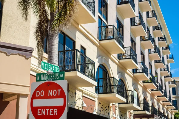 Cityscape centro West Palm Beach — Fotografia de Stock