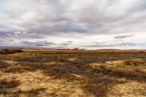 Пейзаж пустыни Юта — стоковое фото