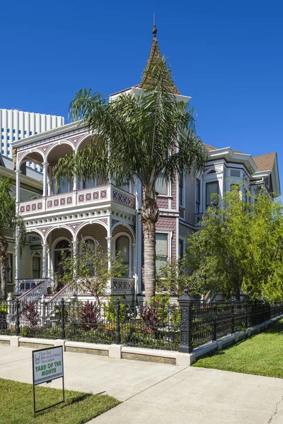 Vintage Galveston σπίτι — Φωτογραφία Αρχείου