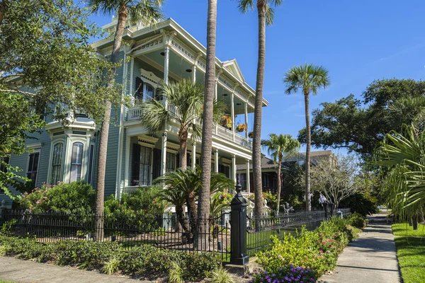 Vintage Galveston Home — Foto de Stock