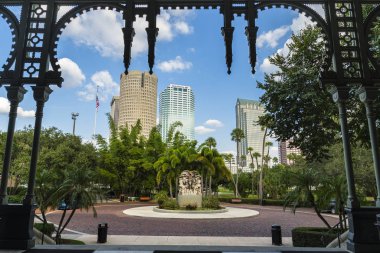 Şehir merkezi Tampa Skyline