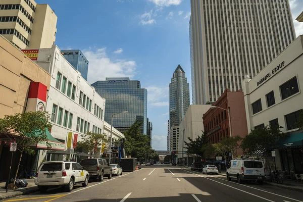 Stadsgezicht van het centrum van Tampa — Stockfoto