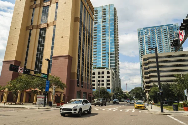 Stadsgezicht van het centrum van Tampa — Stockfoto