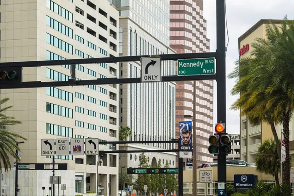 Stadsgezicht van het centrum van Tampa — Stockfoto