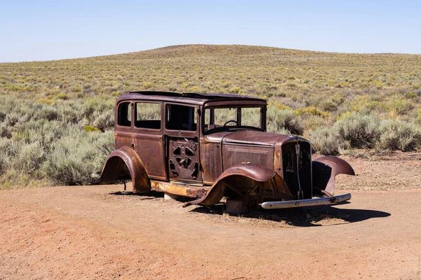 Vintage car in the Arizona desert.