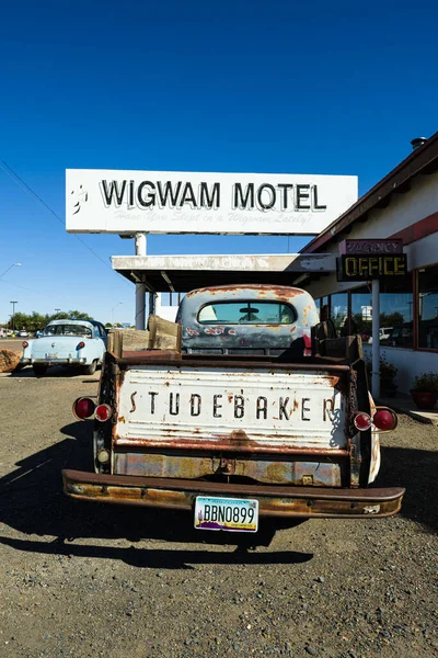 Holbrook Arizona Usa October 2019 Iconic Vintage Wigwam Motel Popular — Stockfoto