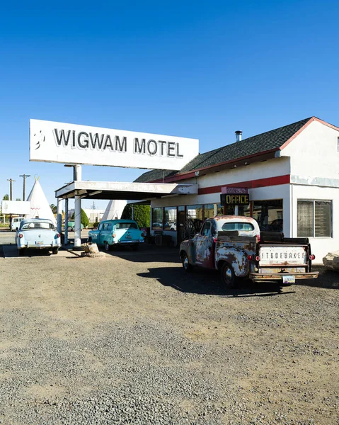 Holbrook Arizona Usa October 2019 Iconic Vintage Wigwam Motel Popular — Stockfoto