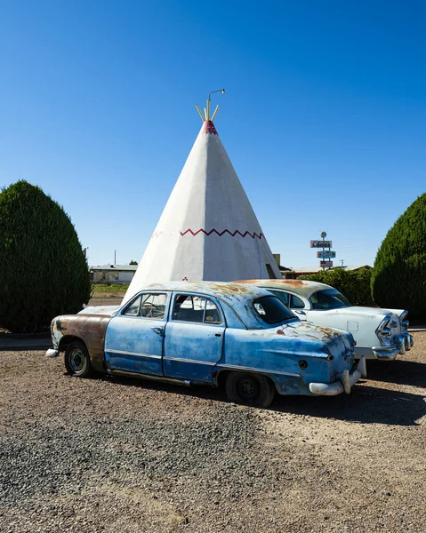 Holbrook Arizona Usa October 2019 Iconic Vintage Wigwam Motel Popular — 스톡 사진