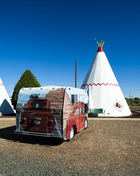 Holbrook Arizona Usa October 2019 Iconic Vintage Wigwam Motel Popular — Stock Fotó