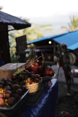 Bali 'deki meyve pazarı