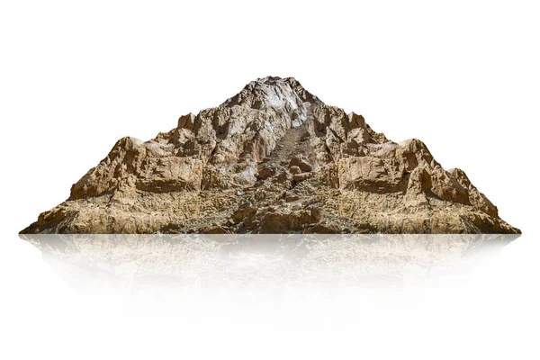 Beyaz Arkaplanda İzole Dağ