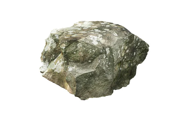 Roccia Isolata Sfondo Bianco — Foto Stock