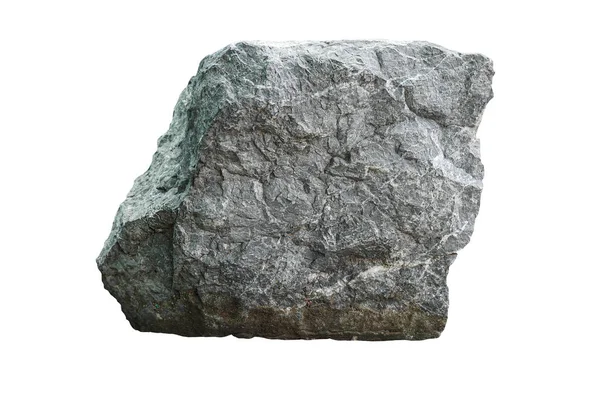 Roccia Isolata Sfondo Bianco — Foto Stock