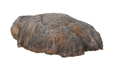 rock isolated on white background clipart