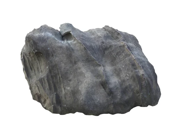 Roccia Isolata Sfondo Bianco — Foto Stock