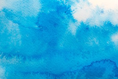 Beyaz arkaplanda soyut suluboya.