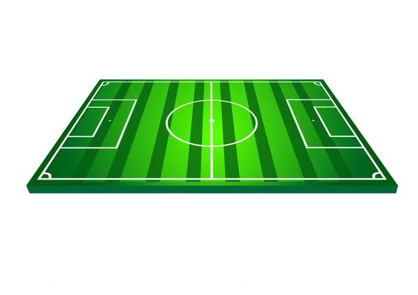 Γήπεδο Ποδοσφαίρου Εικονογράφηση Διανύσματος — Διανυσματικό Αρχείο