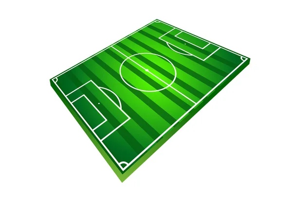 Soccer Field Vector Illustration — Stock Vector
