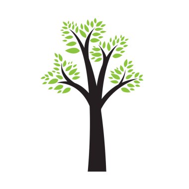 Ağaç. Vektör çizimi. grafik