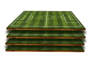 Futbol sahası konsepti, futbol sahası arkaplanı.