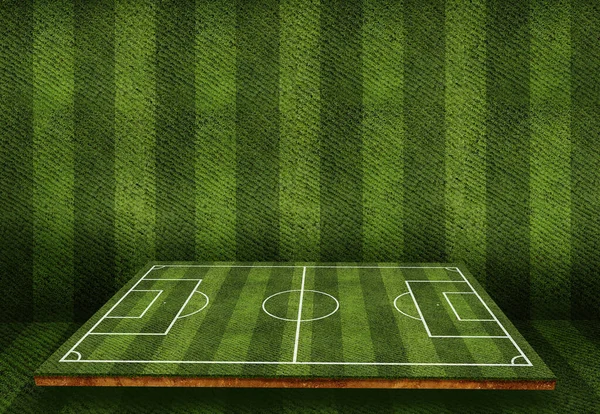 Fußballfeld Konzept Fußballfeld Hintergrund — Stockfoto