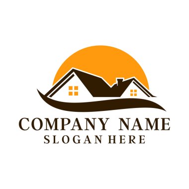 Vektör Evi simgesi, Ev simgesi, Ev logosu vektörü, Ev Simgesi Vektörü izole edilmiş daire, Ev Simgesi, Beyaz Arkaplanda Ev Vektörü Tasarımı