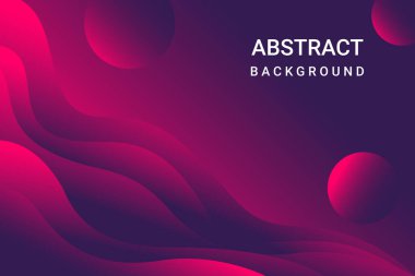 Soyut Arkaplan Vektörü. Sıvı poster kapağı şablonu.