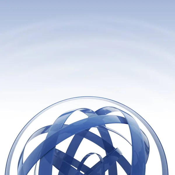 Blue Sphere Background — Stock Photo, Image