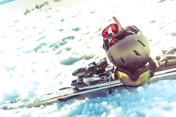 Pro ski-uitrusting — Stockfoto