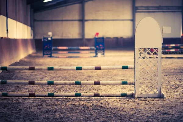 Carrera de obstáculos caballo — Foto de Stock