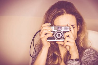 Vintage fotoğraf makinesi fotoğraf