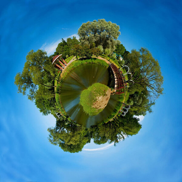 Beautiful ecological landscape