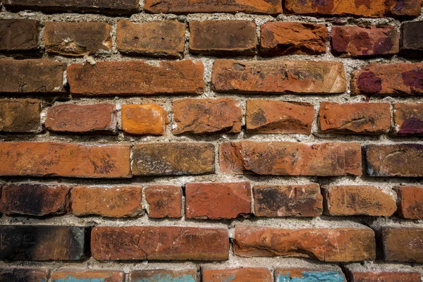 Brick wall. Color red-brown. Background.