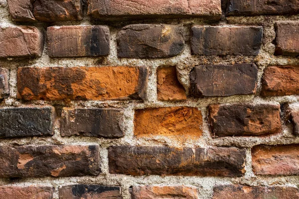 Brick wall. Color red-brown. Background.